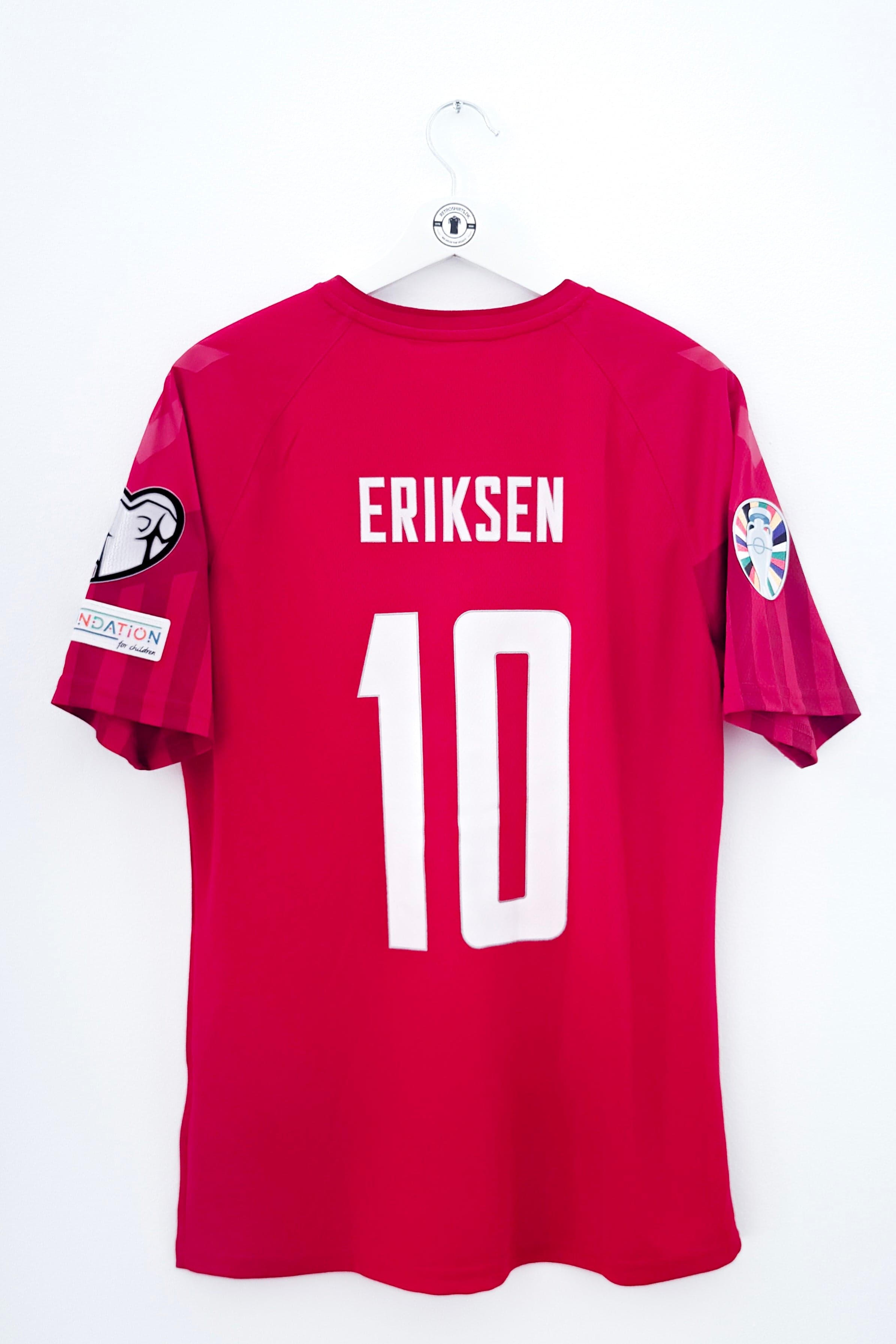 Danmark VM 2022 Hjemmebane Eriksen 10 Matchworn
