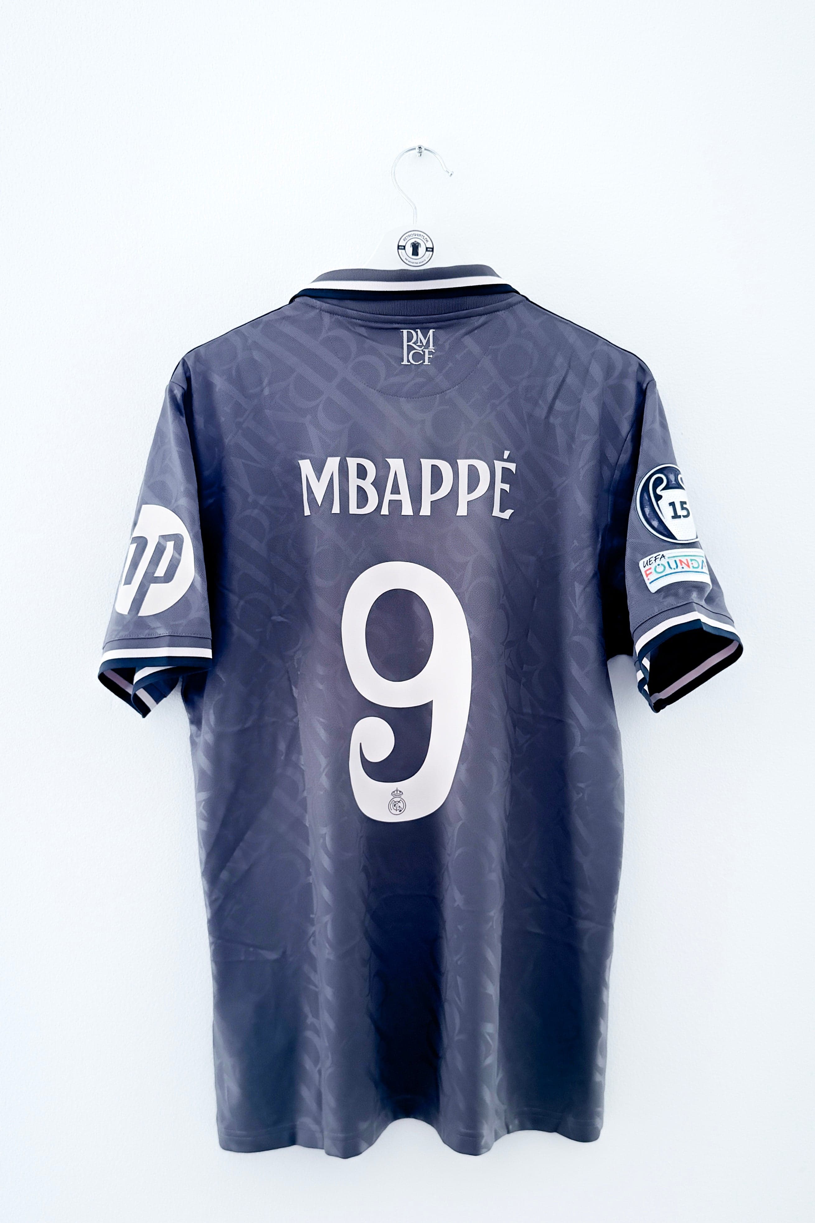 Real Madrid 2024/2025 3.Trøje Mbappe 9 Large